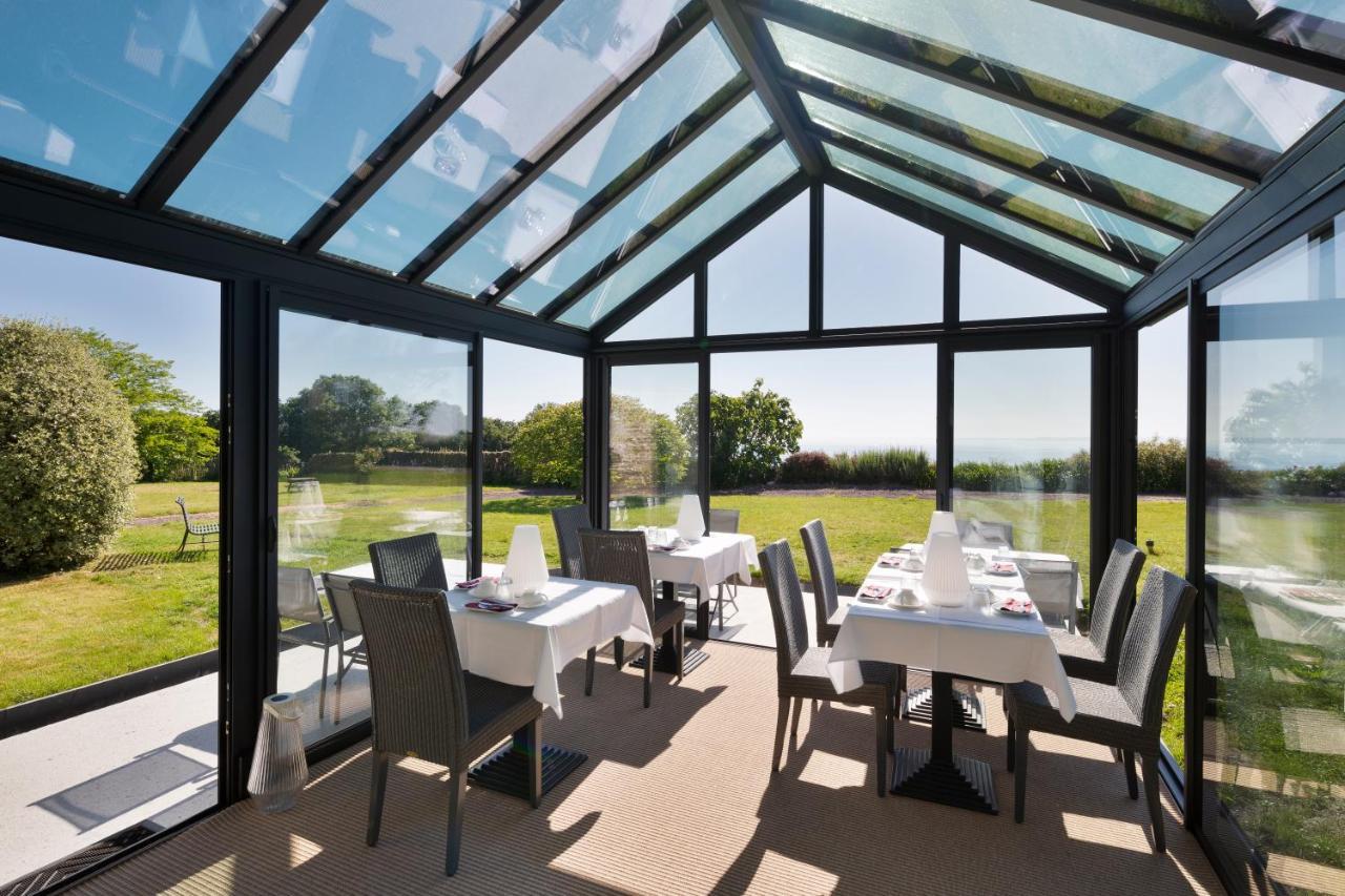 La Metairie-Du-Vauhariot - Vue Mer Et Mont Saint Michel - Piscine Chauffee - Acces Gr34 Cancale Exteriör bild