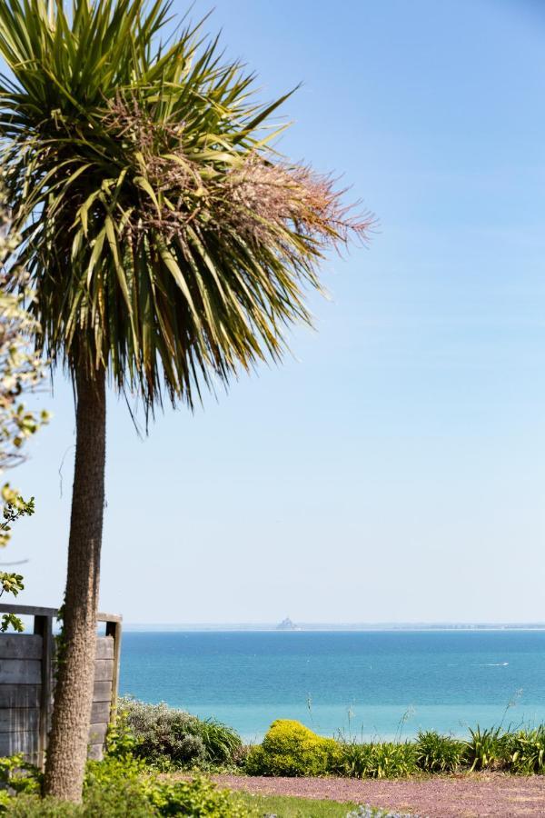 La Metairie-Du-Vauhariot - Vue Mer Et Mont Saint Michel - Piscine Chauffee - Acces Gr34 Cancale Exteriör bild